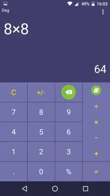 Calculator android App screenshot 0